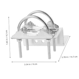 COHEALI Outdoor Antenna Mount Bracket Pole Mount for Wireless Antennas Versatile Wall Mounted Elevation Bracket for Optimal Signal Reception