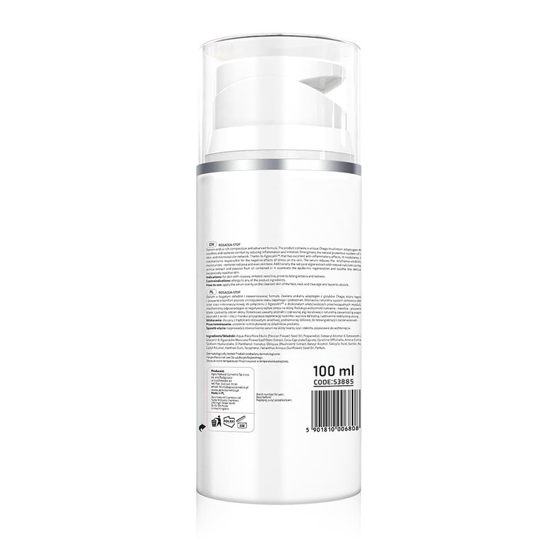 Apis Rosacea Stop Face Serum Reduces Redness Anti-Inflammatory Reduces Skin