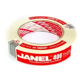 Janel Cintas Adhesiva Doble Cara 400 Poliester 24mmx50m Janel
