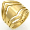 Jude Jewelers Stainless Steel Chevron Style Chunky Wrap Statement Promise