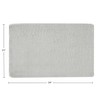 Home-Complete Faux Fur Bath Mat – 21x34-Inch Nonslip Jacquard Faux