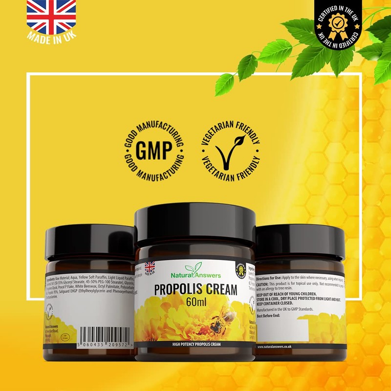 Bee Propolis Cream 60ml - Moisturising Natural Propolis Balm Ointment