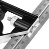 QWORK® Combination Square Set, Combination Angle 150 mm and 300