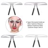 Three Points Positioning Eyebrow Ruler, Practical DIY Eyebrow Shape Stencil