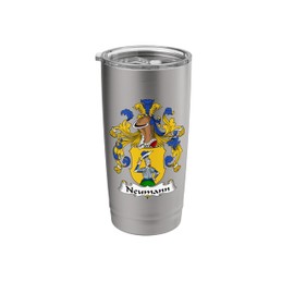 Neumann Coat of Arms - Family Crest Stainless Steel Insulated Tumbler