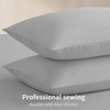 RUIKASI Housewife Pillowcases 2 Pack - Light Grey Standard 50x75