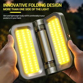 Foldable Solar Camping Light with USB Rechargeable Battery – Portable Outdoor Hanging Lamp with Multiple Lighting Modes for Camping, Travel and Emergency Use