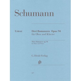 シューマン: 3つのロマンス Op.94/原典版/ヘンレ社/ピアノ伴奏付オーボエ・ソロ