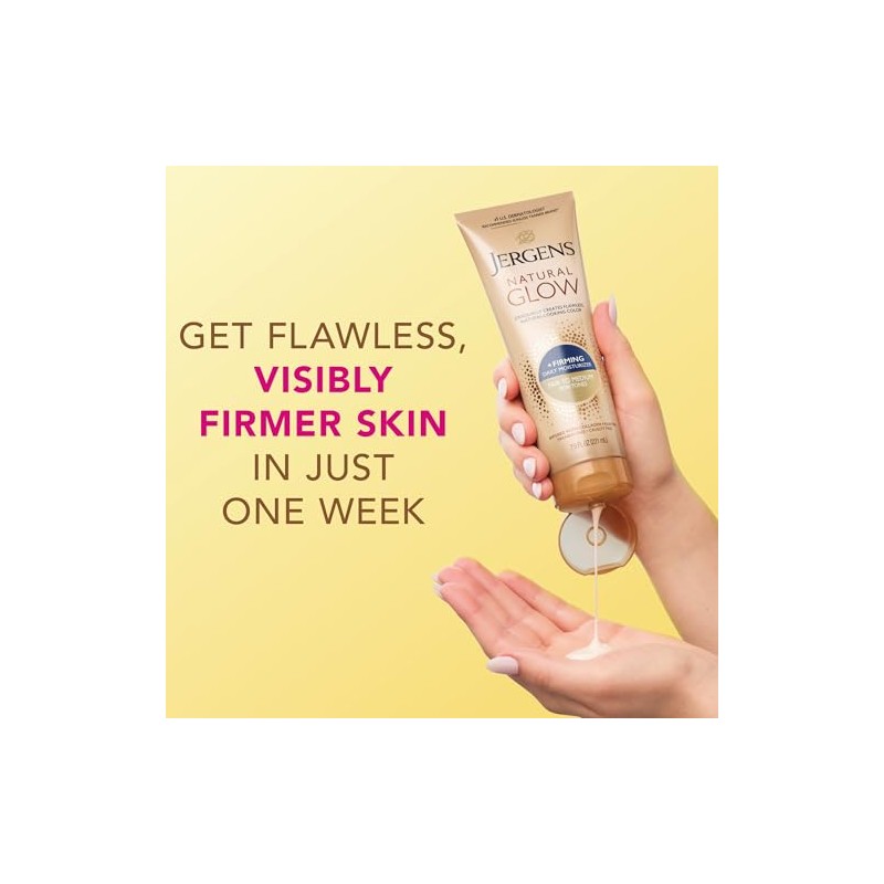 Jergens Loción Corporal Natural Glow Fair to Medium, 221 ml