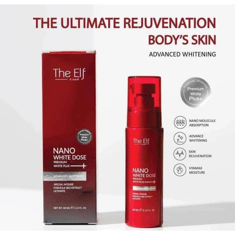 The Elf Nano White Dose Premium White Plus Serum, 60ml