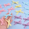 WANDIC Easter Theme Decorative Velvet Bow, 100 Pcs Mini Satin