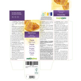 Naturalma Propolis (Propolis) Resin Alcohol-Free Mother Tincture Naturalma - Liquid Extract Drops 60 ml - Food Supplement