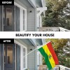 UD_G128 Combo Pack: 6 Ft Tangle Free Spinning Flagpole (White)
