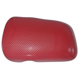 KDFUHRUI Car Center Console Cover Trim for Ford Mustang Accessories 2015 2016 2017 2018 2019 2020 2021, Armrest Box Cover Trim, Interior Accessories, Carbon Fiber (Red Carbon Fiber)