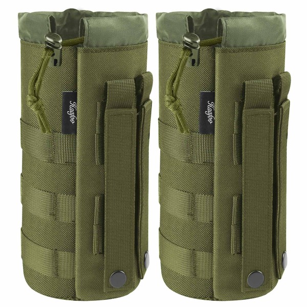 Haafoo Molle Water Bottle Holder, Upgraded 1000D Nylon Tactical Molle