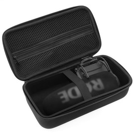Musiin Video Microphone Case Compatible with Rode VideoMic Pro VideoMic Pro+ Plus DSLR Microphone Camera Protective Cover, Easy-to-Carry Storage(Black)