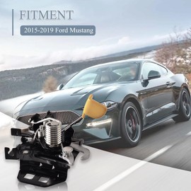 Predep Hood Latch Lock Assembly for 2015-2019 Ford Mustang Replace FR3Z-16700-A FR3Z-16700-B