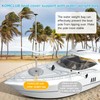 KOMCLUB Boat Cover Support Pole System with 8 Adjustable Heights
