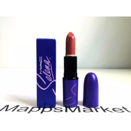 M·A·C NIB MAC Selena Lipstick in AMOR PROHIBIDO (Pinky Midtone Brown) Glaze .10oz/3g