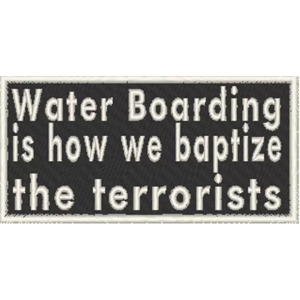 Velcro Water Boarding Is How.. Patch W/ VELCRO® Brand Fastener