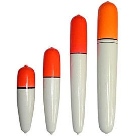 Dennett Sea Slider Cigar Floats High Quality Float for Sea Fishing - White, 7 Inch