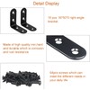 Pack of 16 Corner Connectors, 90 Degree Angle Brackets, L-Shape