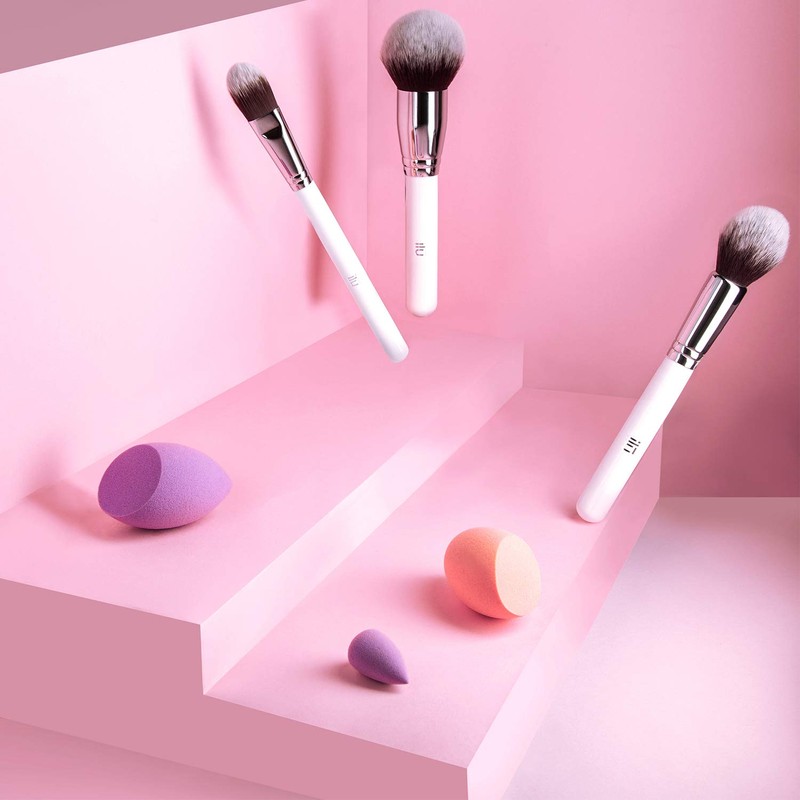 T4B ILU Olive Cut Shaped Makeup Sponge (Orange)