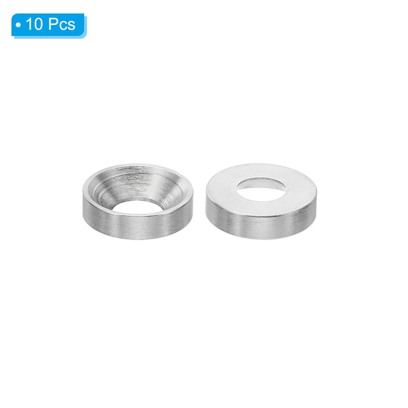PATIKIL M5 Finish Countersunk Washer, 10pcs 12mm Dia. 3mm Tall