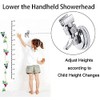 Shower Head Holder Suction Cup Handheld Showerhead Bracket Adjustable Height