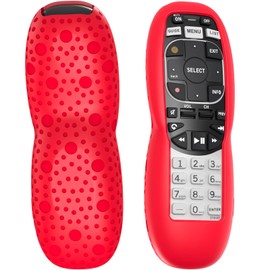 Case for DirecTV RC73 Remote Control, Remote Cover Compatible with DirecTV Controller, Silicone Battery Cover Skin Sleeve Red