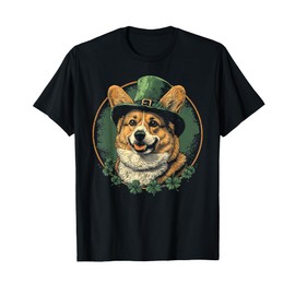 Corgi Dog - Shamrock St. Patrick's Day Saint Paddy's Irish T-Shirt for Men Women Kids