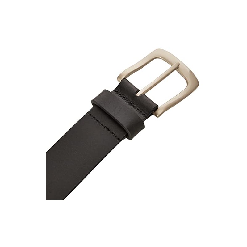 Danbury Men's 1 1/2" Basic Bridle Leather Work Belt, Black,