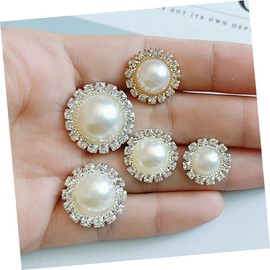 STOBOK 60pcs Delicate and Rhinestone Hairpin and Earring Accessories for Crafting Elegant Hair Clips and Jewelry Lightweight and Design for Women and Girls