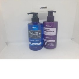 Kundal Refreshing Shampoo Aquamint Fragrance 500mlx1+ Treatment Cherry Blossom Fragrance 500mlx1 / 쿤달 리프레싱 샴푸 아쿠아민트향 500mlx1+ 트리트먼트 체리블라썸향 500mlx1