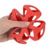 Pelota Mordedera 100% Silicon Rojo