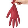 SwiftGrip Disposable Nitrile Exam Gloves, X-Small, Case of 1000, Burgundy,