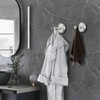 DGYB Suction Cup Hooks for Shower 2-Pcs Heavy-Duty 15LB Max