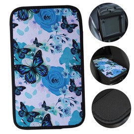 Outanaya Vehicle Armrest Box Cover Center Console Pad Non Slip Auto Armrest Cushion Durable Car Armrest Protector for Fit Stylish Interior Accessory