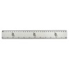 'Thoughtful Man' 30cm (12 Inch) White Plastic Ruler (RL00089514)
