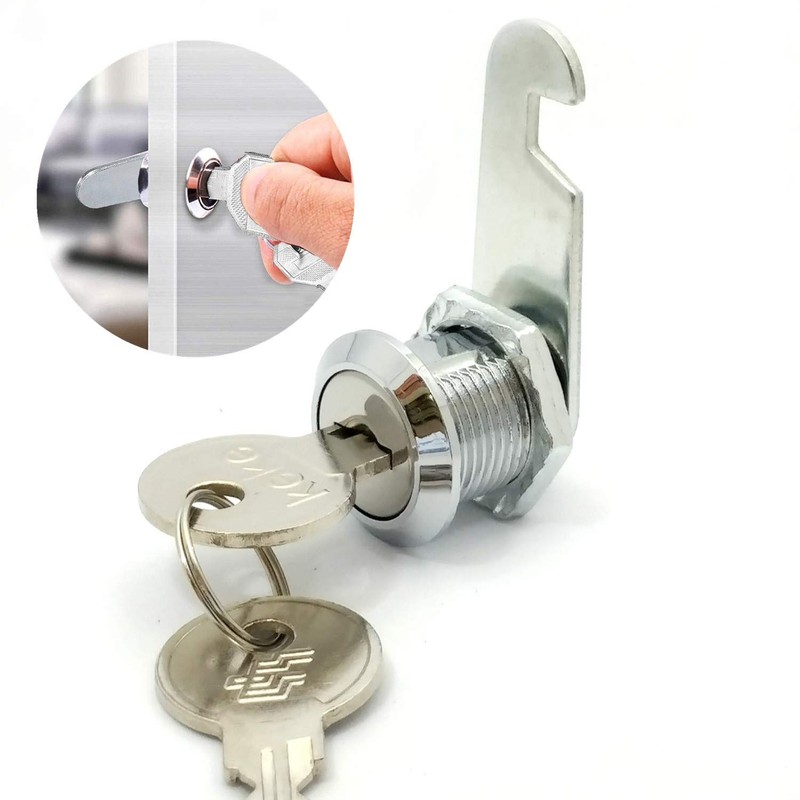 4 Pack 16mm Mailbox Cam Security Lock with Keys Cam