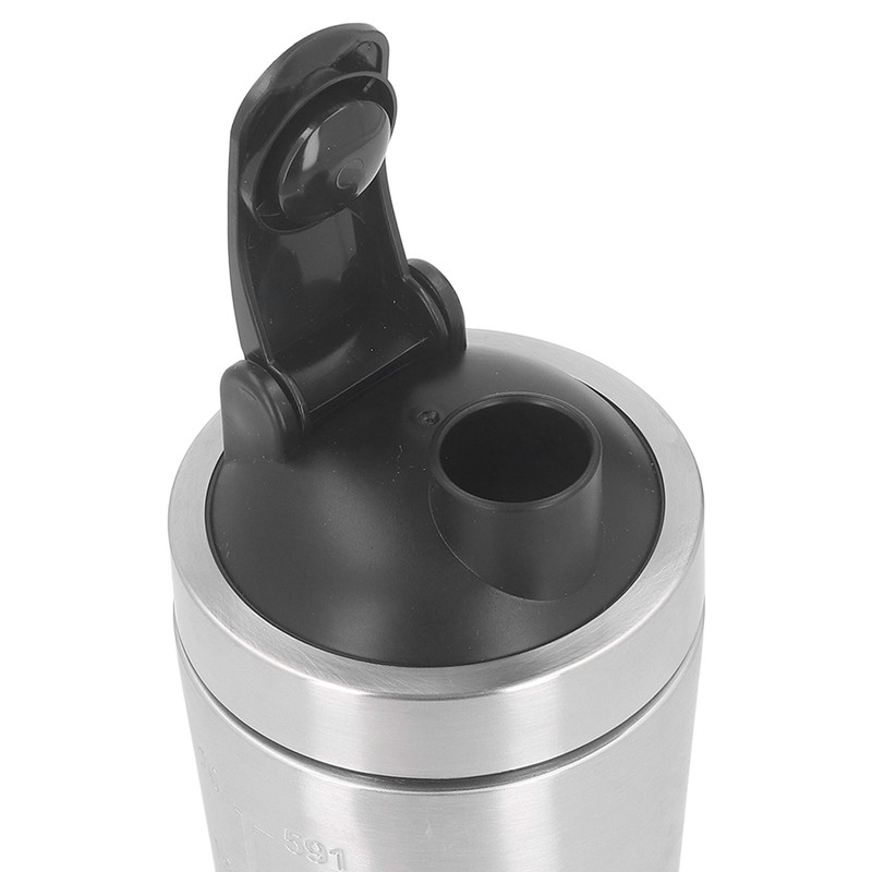 Shaker Bottle 800ml Stainless Steel with Whisk Portable Protein Shaker