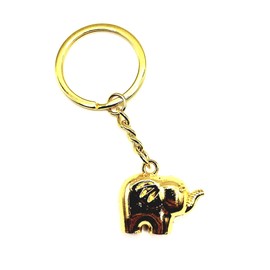 SNS Components Golden Elephant Heavy Metal Asia India African Keyring Keychain Novelty Gift