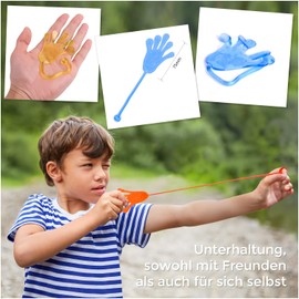 Magicat Premium Clapping Hands XXL Set, 24 Sticky Slime Hands I Birthday Party Bags Children I Gift Give Aways - Boys and Girls, Perfect for Gift Bags Children's Birthday or Party