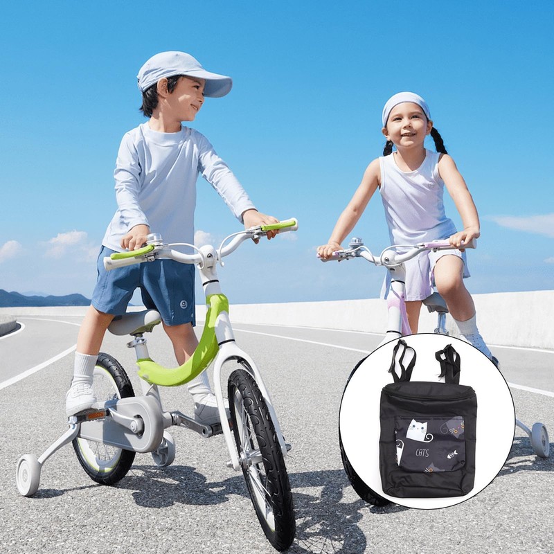 txuzong Handlebar bag, Oxford fabric bicycle bag, black bicycle bag,