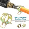Aracombie 100Pcs Spring Band Hose Clamps, Durable Vacuum Hose Clamp,