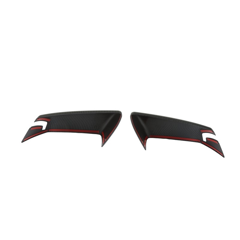 2pcs Side Mirror Cover Carbon Fiber Color Wing Mirror Cap