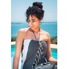 Darido Handmade Diamond Fouta Hammam Towel - XXL Sauna, Bath,