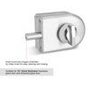 Door Lock Latch Rotate Bolts Catch Safety Door Latches Slide