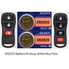 Unbranded 2 Pk Remote Key Fob Battery Sony Murata CR2025