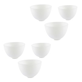 FOMIYES 6pcs Mask Bowl Masks Tint Remover Tableware Mixing Bowls Reusable Clay Mask Applicator Eye Cooling Mask Dinnerware Micro Facial Devices Instant Ramen Noodle Bowl White